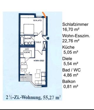 Foto - 2,5 Zimmer Wohnung Mannheim Innenstadt E7