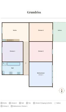 Foto - 4 Zimmer Etagenwohnung zur Miete in Northeim