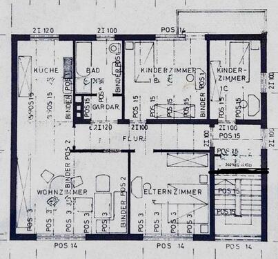 Foto - 4 Zimmer Etagenwohnung zur Miete in Heusweiler