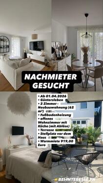 Foto - Wohnung in Güntersleben - 919,00&nbsp;EUR Kaltmiete, ca.&nbsp; 62,00&nbsp;m&sup2;