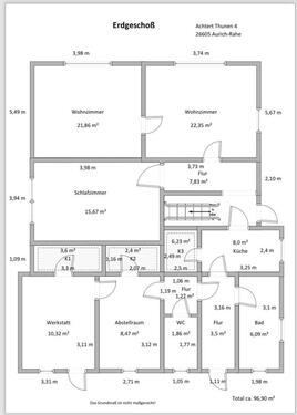 Foto - 5 Zimmer Einfamilienhaus zur Miete in Aurich