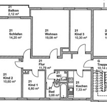 Helle 5‑Zimmer‑Wohnung mit Balkon in Kassel‑Niederzwehren