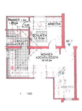 Foto - 2 Zimmer Dachgeschoßwohnung zur Miete in Delitzsch