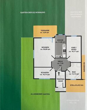 Foto - 3 Zimmer Terrassenwohnung zum Kaufen in Wolframs-Eschenbach