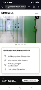 Foto - Lagerraum 1-15 m2 - 24,00&nbsp;EUR Kaltmiete, ca.&nbsp; 20,00&nbsp;m&sup2;