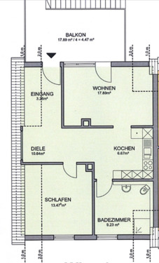 Foto - 2 Zimmer Wohnung zu Vermieten in Hambergen