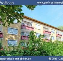 Chic Wohnen in Rüningen: Renovierte. 3-Zimmer-Wohnung u.a. mit Einbauküche, Sonnenloggia und Garage zu mieten! - Braunschweig Broitzem