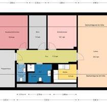 Kernsanierte 4-Zimmer-DG-Wohnung | 90 m² | EBK | Fußbodenheizung - Neunburg vorm Wald