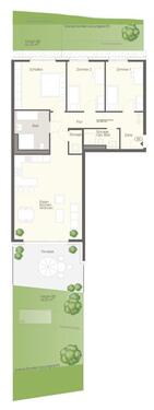 Foto - 4 Zimmer Etagenwohnung zur Miete in Öhringen