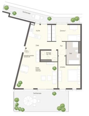 Foto - 3 Zimmer Etagenwohnung zur Miete in Öhringen