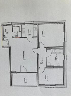 Foto - Moderne 3-Zimmer-Wohnung mit EBK, Balkon, Stellplatz