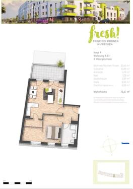 Foto - Etagenwohnung zur Miete in Frechen
