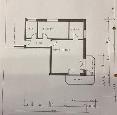 Foto - Wohnungsvermietung, gute Lage - 592,00 EUR Kaltmiete,