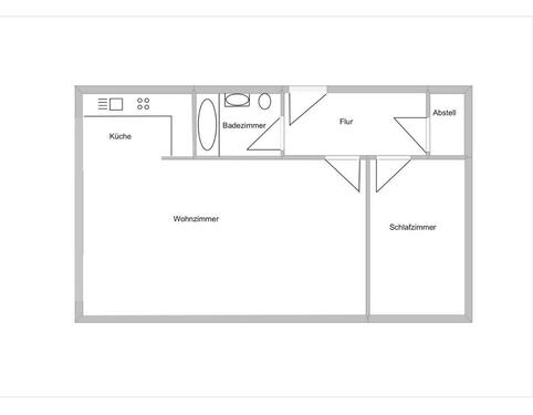Foto - 2 Zimmer Dachgeschoßwohnung zur Miete in Bad Segeberg