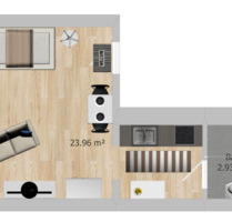 Charmante 1-Zimmer-Wohnung in 97243 - Erstbezug nach Sanierung - Bieberehren