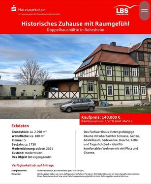 Foto - Fachwerkhaus in Rohrsheim - 140.000,00&nbsp;EUR Kaufpreis, ca.&nbsp; 180,00&nbsp;m&sup2;