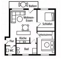 3-Zimmer Wohnung - 976,00 EUR Kaltmiete, ca.  73,00 m² in Waal (PLZ: 86875)