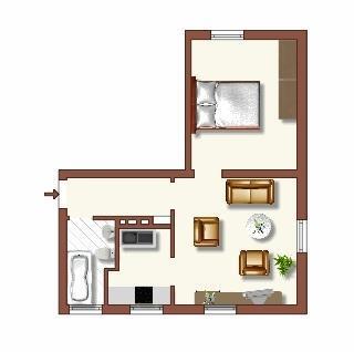 Foto - 2 Zimmer Etagenwohnung zur Miete in Duisburg