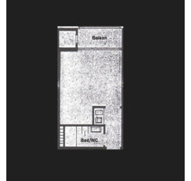 1-Zimmer-Wohnung im 2. Stock mit Balkon in Köln-Niehl