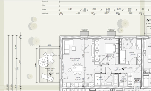 Foto - **Provisionsfrei** Wohnung 85 m² Wohnfläche+200 m² Garten