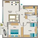 Foto - 3.5 Zimmer Etagenwohnung zur Miete in Moers