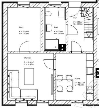 Foto - 4 Zimmer Maisonettenwohnung zur Miete in Haldensleben