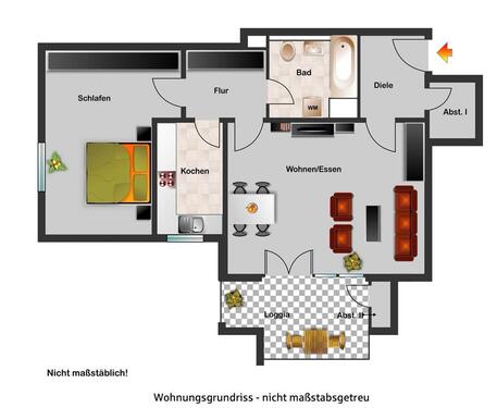 Foto - Etagenwohnung in Bad Schussenried zur Miete