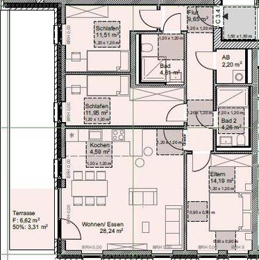 Foto - 4 Zimmer Dachgeschoßwohnung zur Miete in Münster