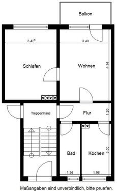Foto - Etagenwohnung in Nordhausen