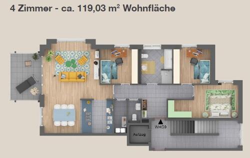 Foto - Alzenau, 4-Zi-Wohnung: Barrierefrei & komfortabel, Baujahr 2021