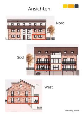 Foto - Moderne 3-Zi.-Neubauwohnung (Erstbezug) mit Süd-Balkon in Stade