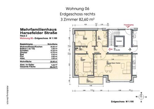 Foto - 3 Zimmer Etagenwohnung in Stade
