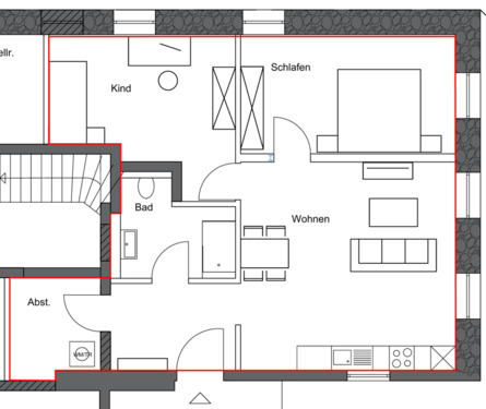 Foto - Wohnung in Warburg-Ossendorf zu vermieten
