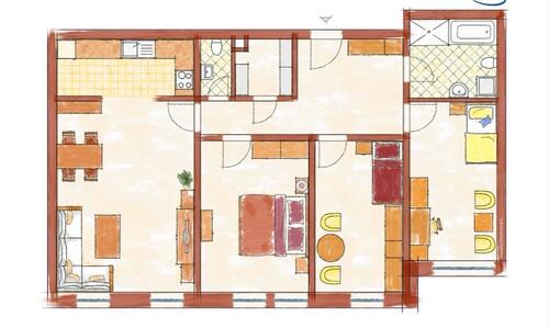 Foto - Wohnung im neuen Zentrum zu vermieten, 116qm!