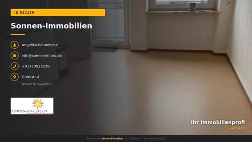 Foto - 2 Zimmer Etagenwohnung zur Miete in Schweinfurt