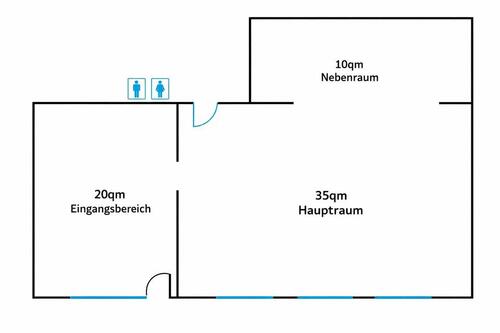 Foto - Gewerbefläche in zentraler Lage von Roßdorf für 1000€ warm