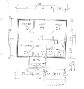 Foto - 3,5 Zimmer Wohnung 92m2 in Stockstadt m Garten Stellplatz