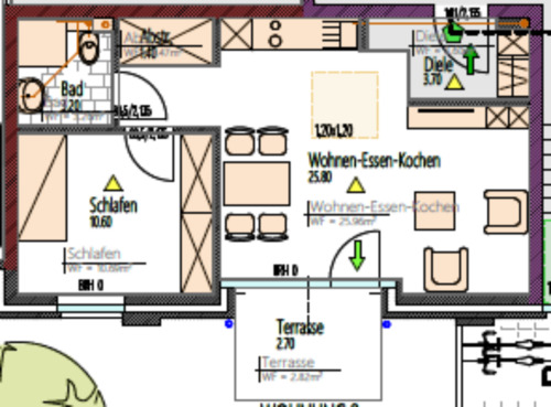 Foto - Gemütliche Erdgeschosswohnung mit Terrasse - inkl. Küche