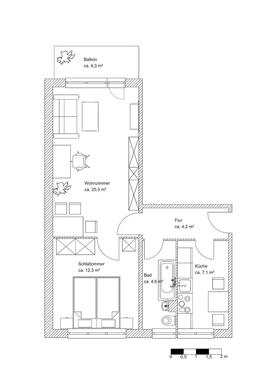 Foto - Etagenwohnung in Prenzlau zur Miete