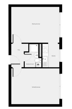 Foto - Nachmieter für Teilmöbilierte 2-Raum-Wohnung in der Südstadt
