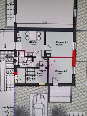 Foto - 2,5 Zimmer Wohnung in Ettlingen zu Vermieten (Erstbezug nach Sa.)