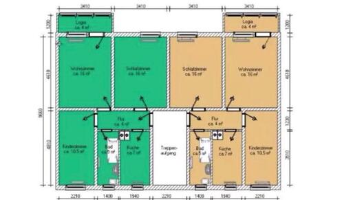 Foto - 3 Zimmer Etagenwohnung zur Miete in Neustadt in Sachsen