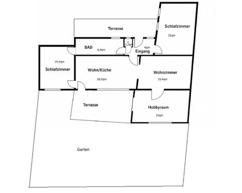 Foto - 4 Zimmer Einfamilienhaus zur Miete in Groß-Zimmern