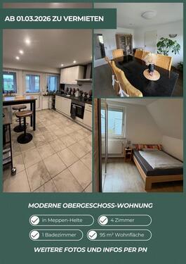Foto - Mietwohnung ab 01.03.2026 in Meppen-Helte
