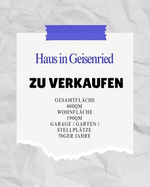 Foto - Haus im Ortsteil Geisenried - 330.000,00&nbsp;EUR Kaufpreis, ca.&nbsp; 190,00&nbsp;m&sup2;