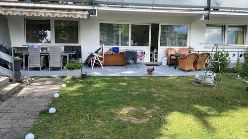 Foto - Renovierte 3-Zi.-Whg. mit EBK und Terrasse sowie Garten
