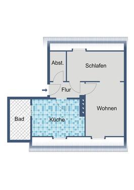 Foto - Etagenwohnung in Kassel zur Miete