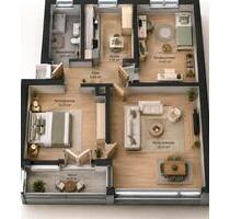 Helle 3-Zimmer-Wohnung zu Vermieten - Zellingen