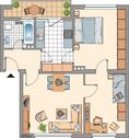 Foto - 3 Zimmer Etagenwohnung zur Miete in Duisburg