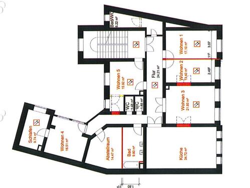 Foto - Etagenwohnung zur Miete in Halle (Saale)